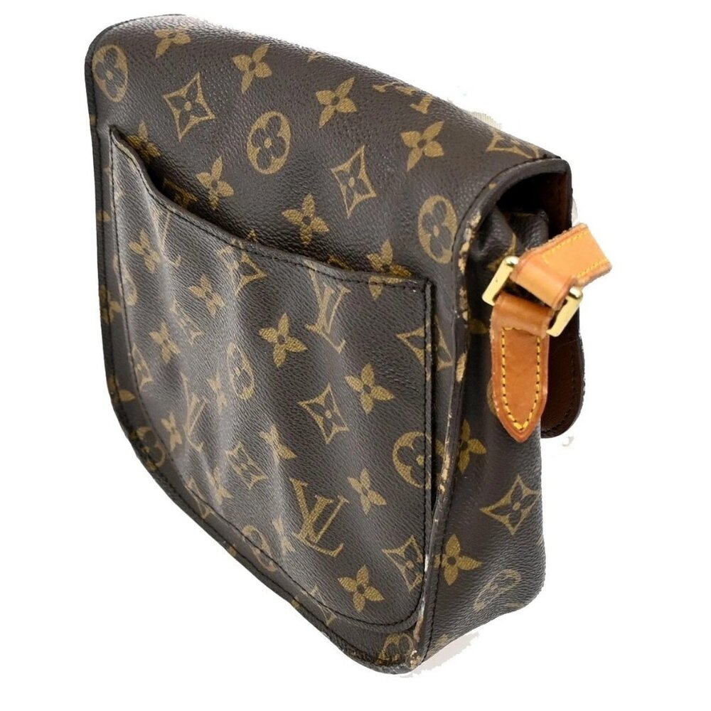 LOUIS VUITTON Saint Cloud MM Shoulder Bag Monogram Leather Brown M51243 31MA062 - Picture 4 of 16